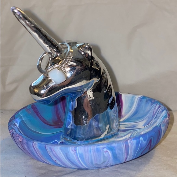 Opal and “Diamond” Ring - Picture 2 of 7